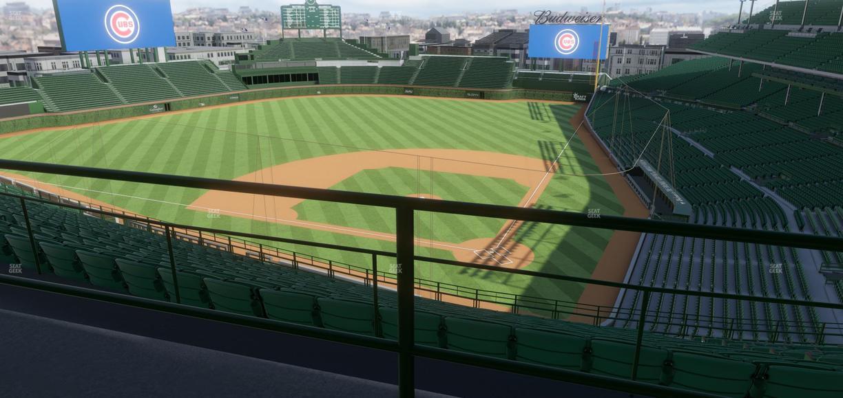Wrigley Field - Section 415 Left Seat View