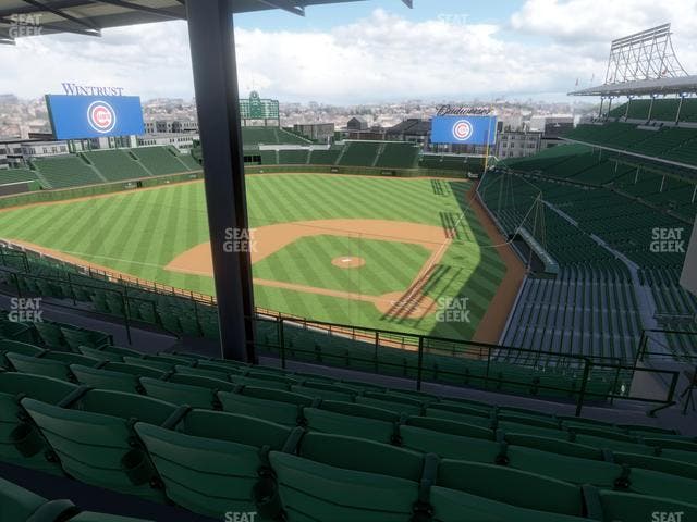 Wrigley Field - Section 415 Left Seat View