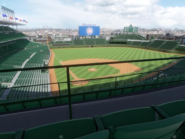 Wrigley Field - Section 420 Right Seat View