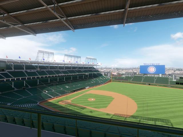 Official view from Section 426 Right at Wrigley Field