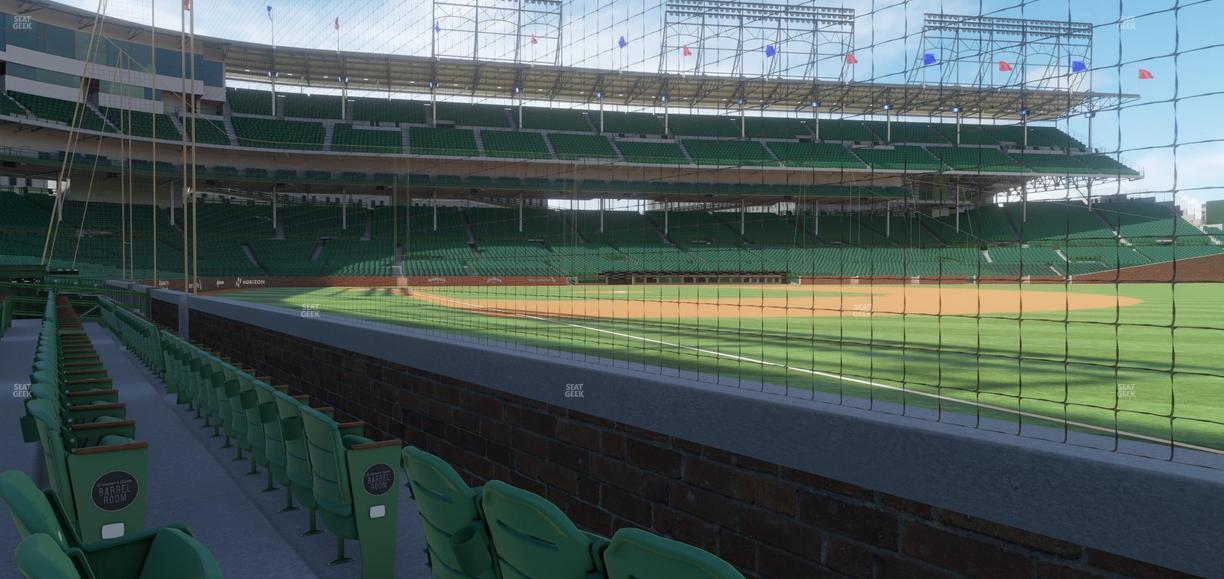Wrigley Field - Section Bullpen Box 30 Seat View