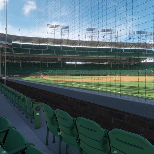 Wrigley Field - Section Bullpen Box 30 Seat View