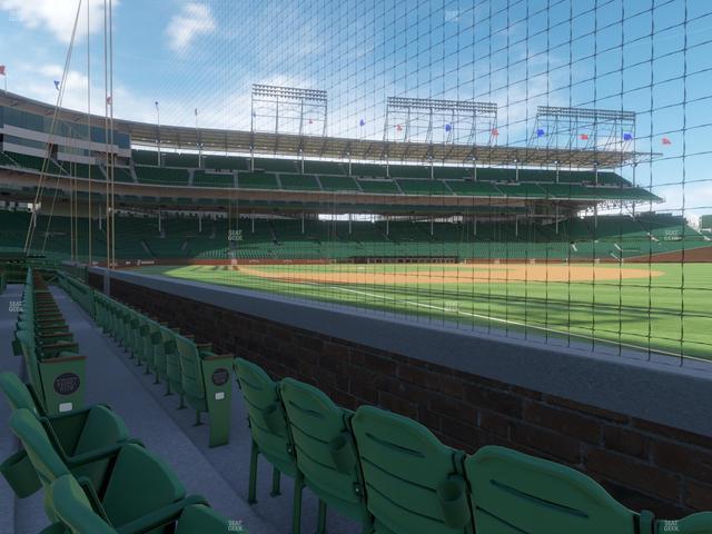 Wrigley Field - Section Bullpen Box 30 Seat View