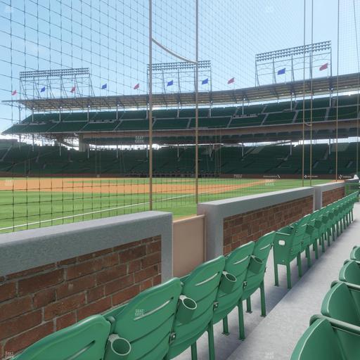 Wrigley Field - Section Bullpen Box 7 Seat View