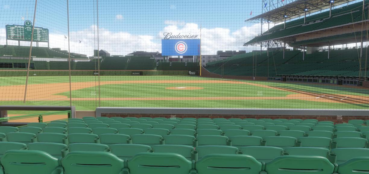 Wrigley Field - Section Club Box Home Plate 13 Seat View