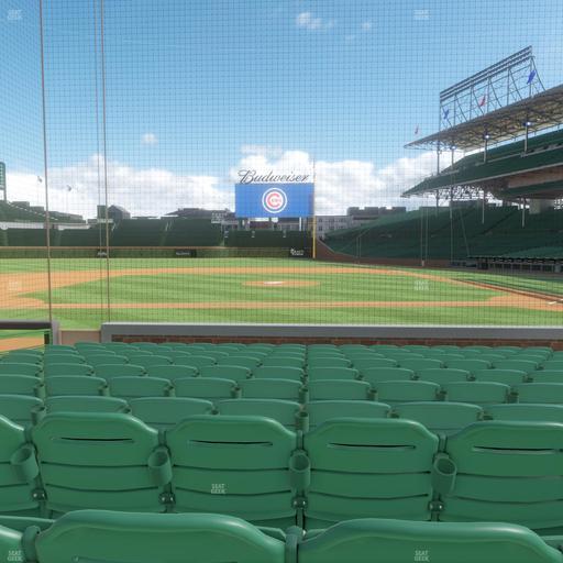 Wrigley Field - Section Club Box Home Plate 13 Seat View