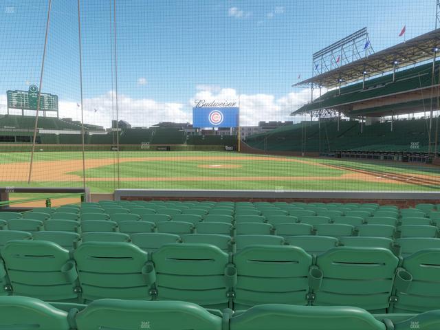 Wrigley Field - Section Club Box Home Plate 13 Seat View