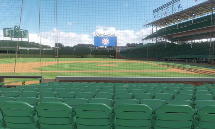 Wrigley Field - Section Club Box Home Plate 13 Seat View