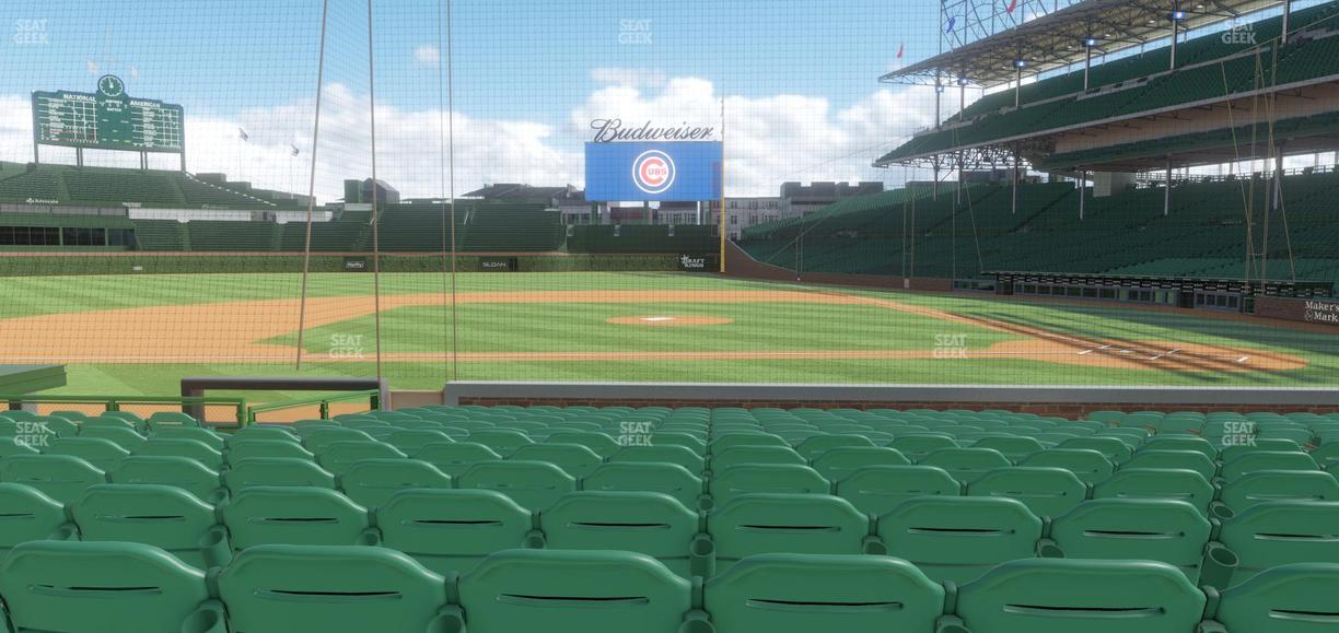 Wrigley Field - Section Club Box Home Plate 13 Seat View