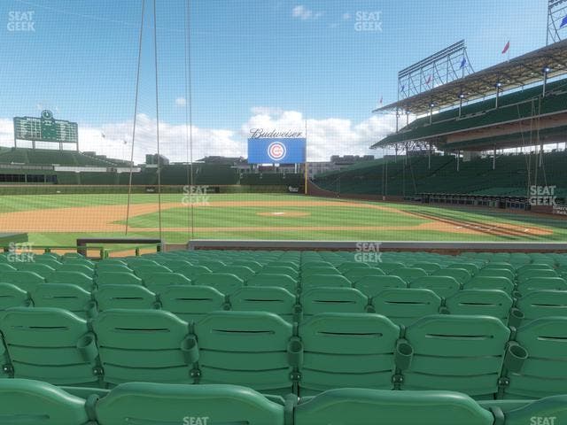 Wrigley Field - Section Club Box Home Plate 13 Seat View