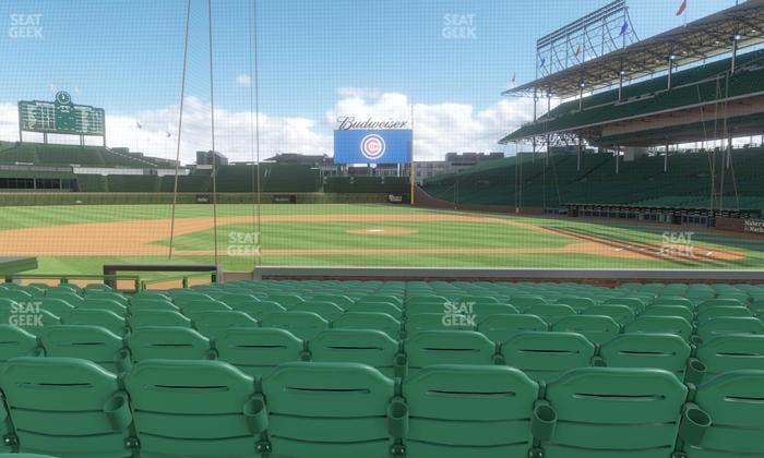 Wrigley Field - Section Club Box Home Plate 13 Seat View