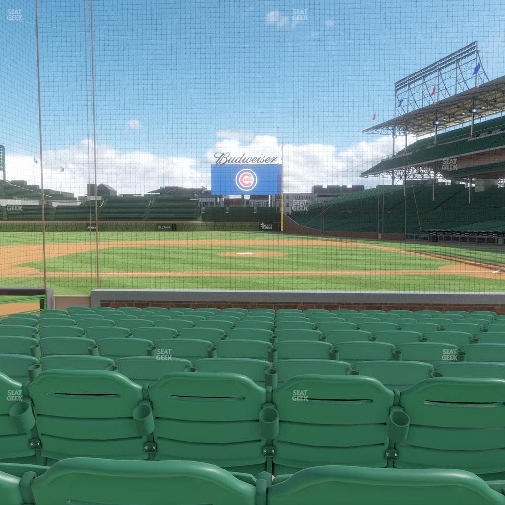 Wrigley Field - Section Club Box Home Plate 13 Seat View