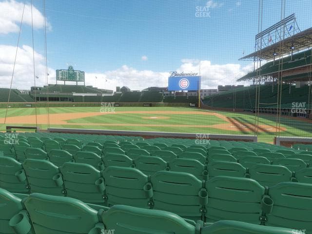 Wrigley Field - Section Club Box Home Plate 14 Seat View