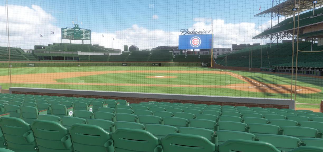 Wrigley Field - Section Club Box Home Plate 14 Seat View