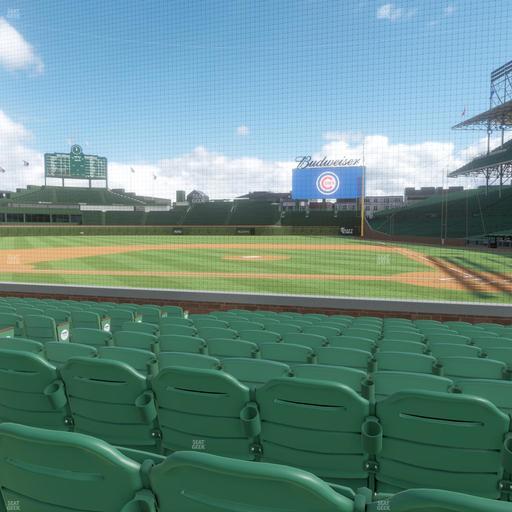 Wrigley Field - Section Club Box Home Plate 14 Seat View