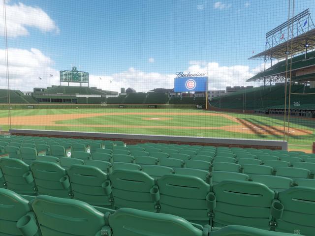 Wrigley Field - Section Club Box Home Plate 14 Seat View