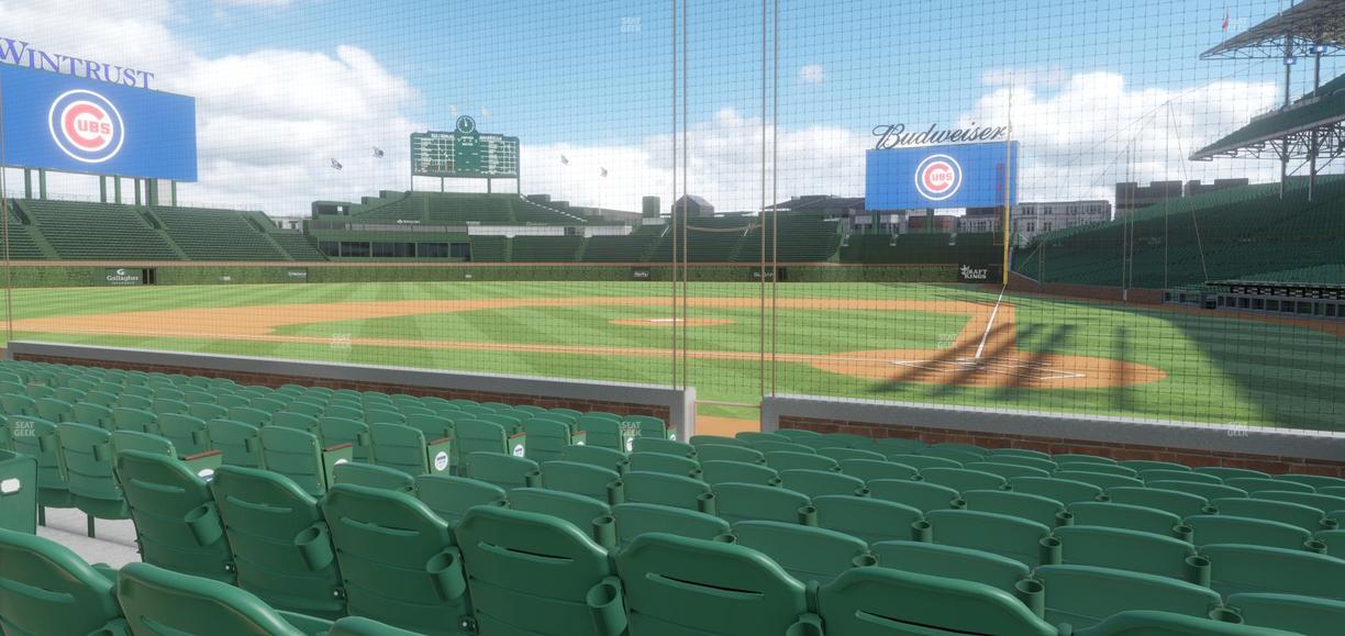 Wrigley Field - Section Club Box Home Plate 15 Seat View