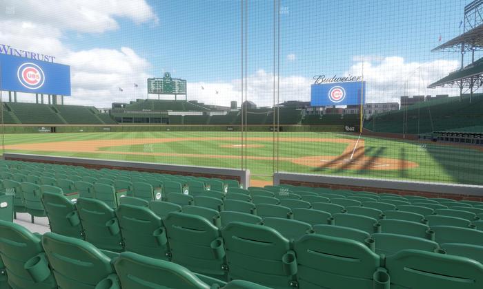 Wrigley Field - Section Club Box Home Plate 15 Seat View