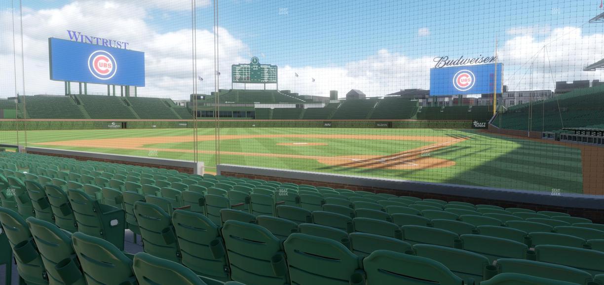Wrigley Field - Section Club Box Home Plate 16 Seat View