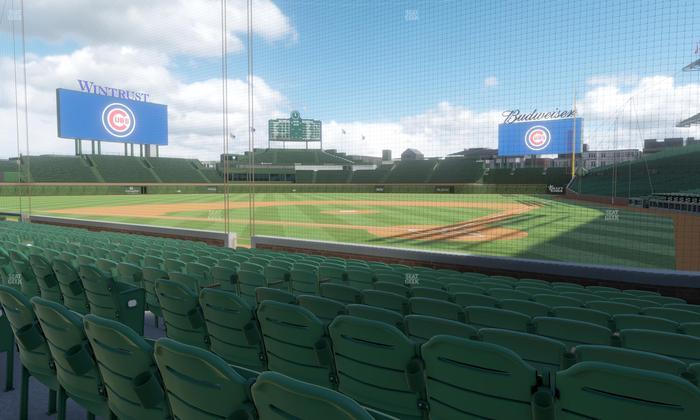 Wrigley Field - Section Club Box Home Plate 16 Seat View