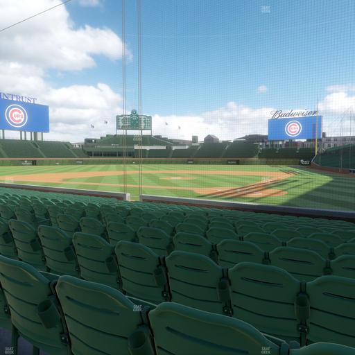 Wrigley Field - Section Club Box Home Plate 16 Seat View