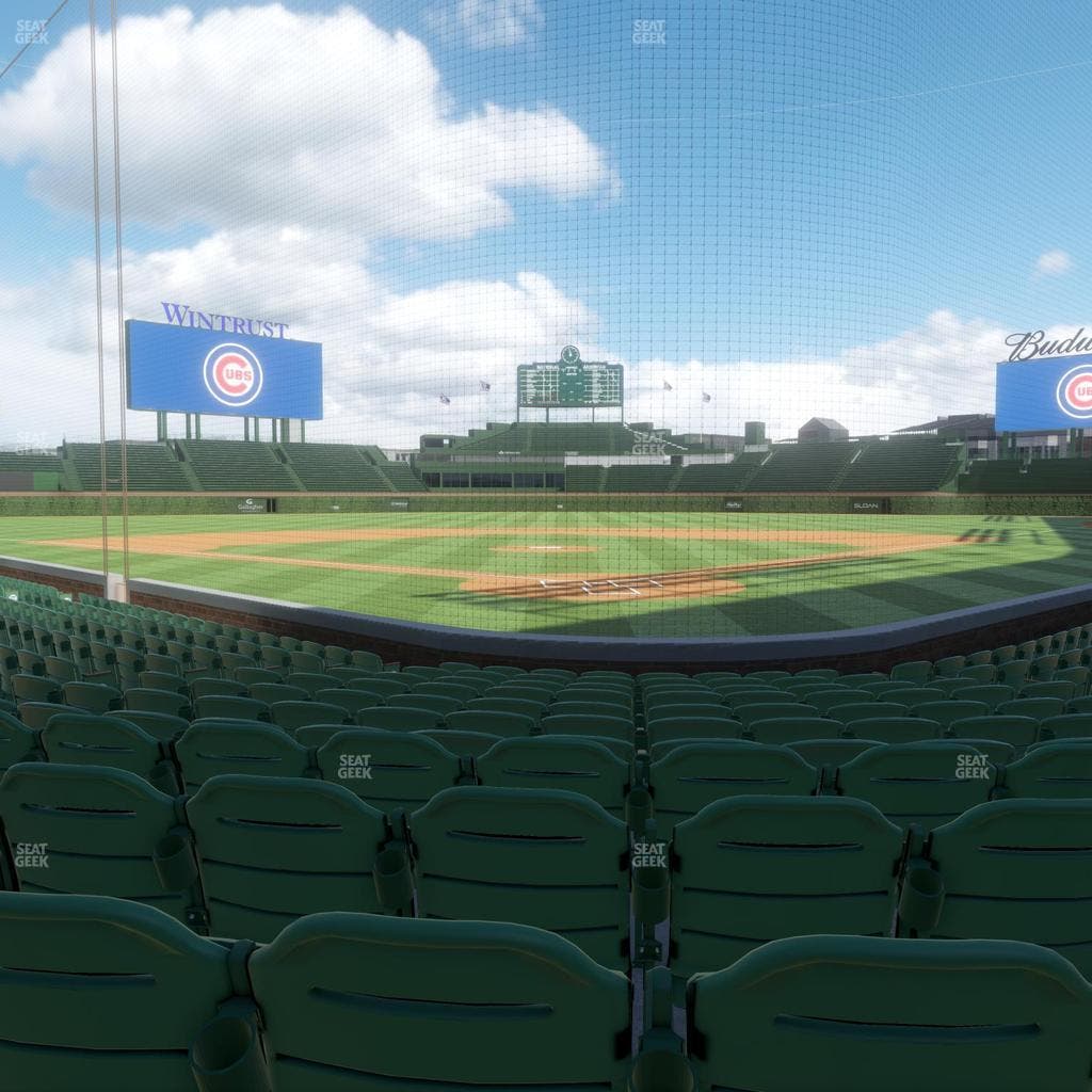 Wrigley Field - Section Club Box Home Plate 18 Seat View
