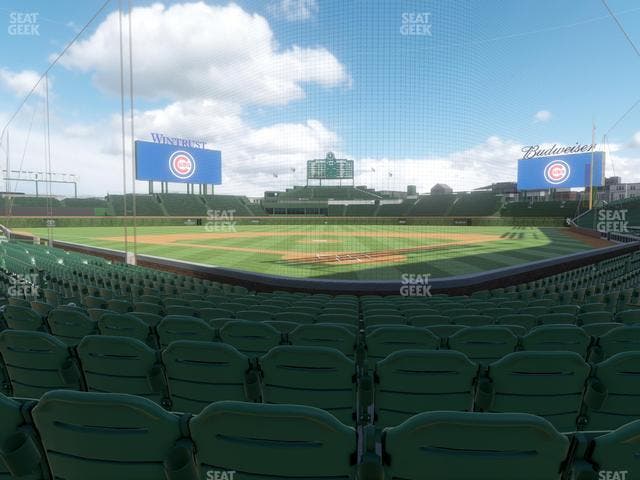 Wrigley Field - Section Club Box Home Plate 18 Seat View