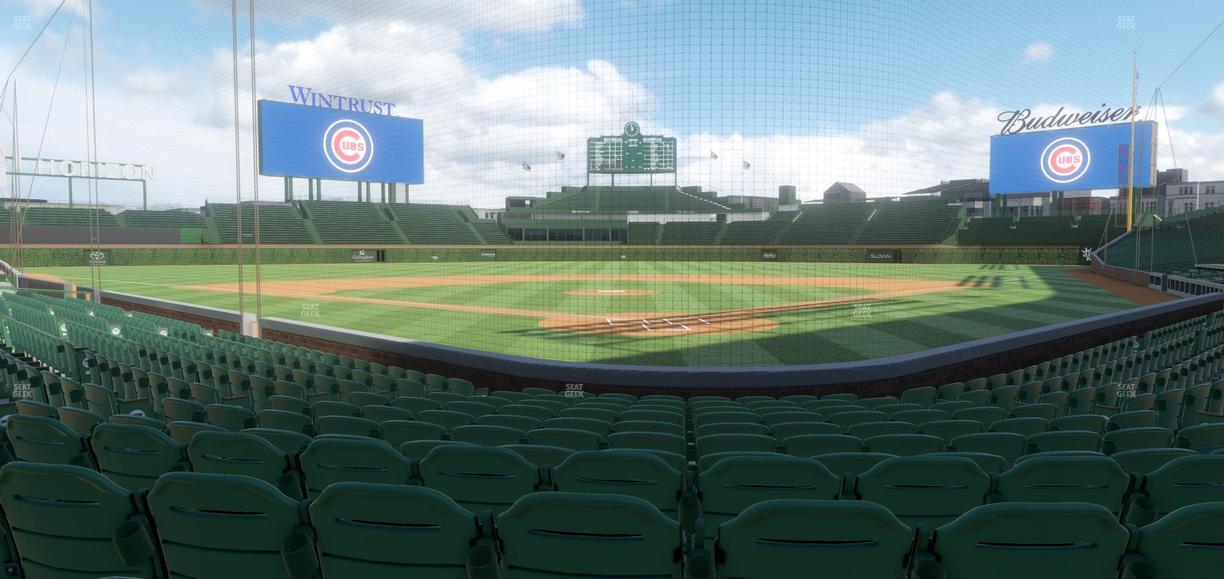 Wrigley Field - Section Club Box Home Plate 18 Seat View