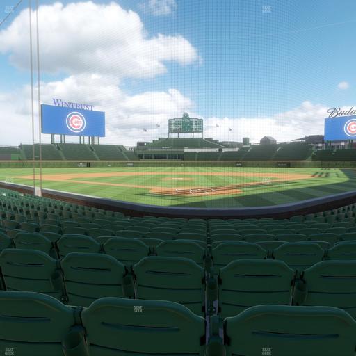 Wrigley Field - Section Club Box Home Plate 18 Seat View