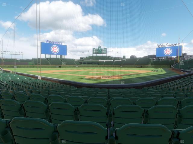 Wrigley Field - Section Club Box Home Plate 18 Seat View