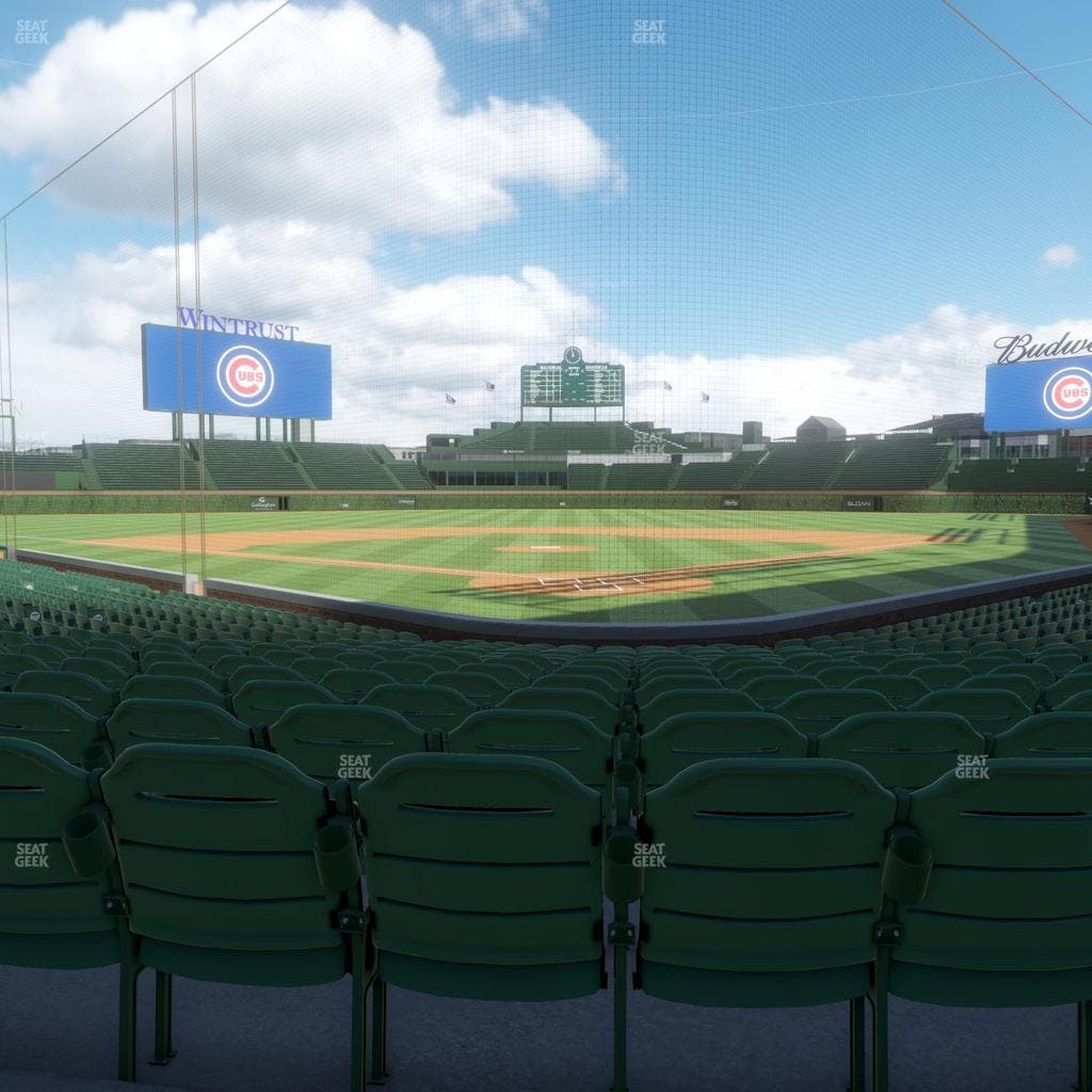 Wrigley Field - Section Club Box Home Plate 18 Seat View