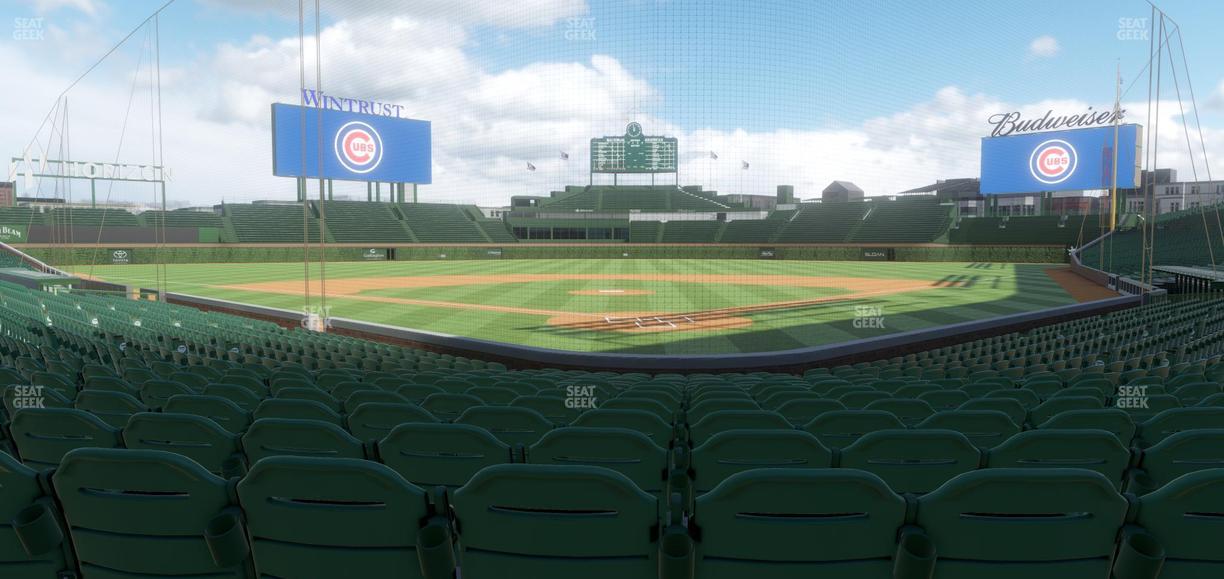 Wrigley Field - Section Club Box Home Plate 18 Seat View