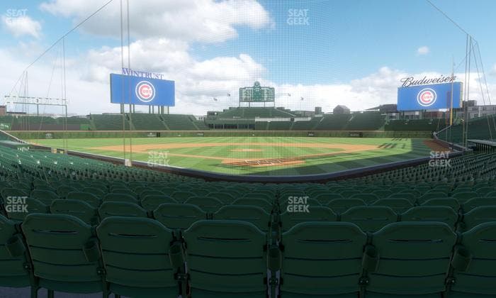 Wrigley Field - Section Club Box Home Plate 18 Seat View