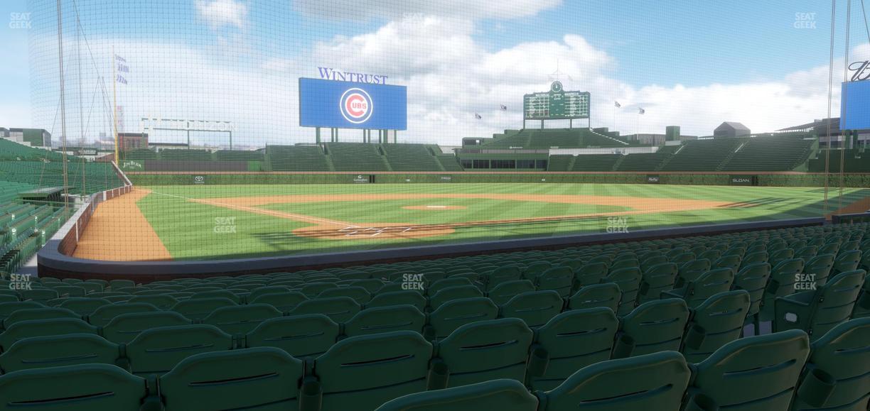 Wrigley Field - Section Club Box Home Plate 19 Seat View