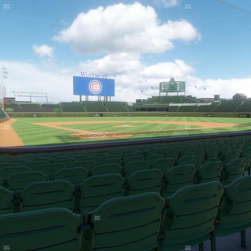 Wrigley Field - Section Club Box Home Plate 19 Seat View