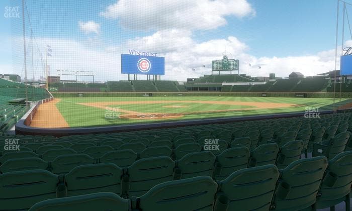 Wrigley Field - Section Club Box Home Plate 19 Seat View