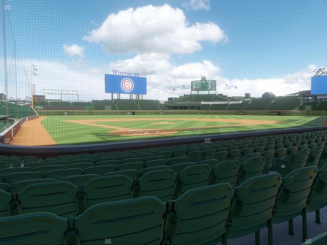 Wrigley Field - Section Club Box Home Plate 19 Seat View