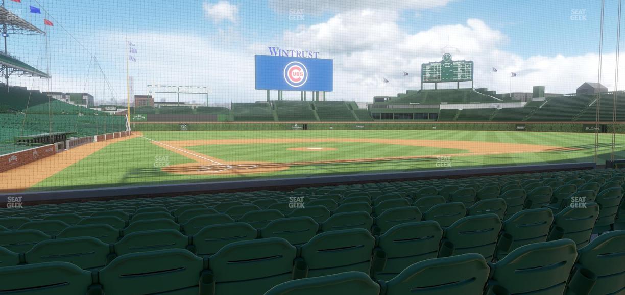 Wrigley Field - Section Club Box Home Plate 20 Seat View
