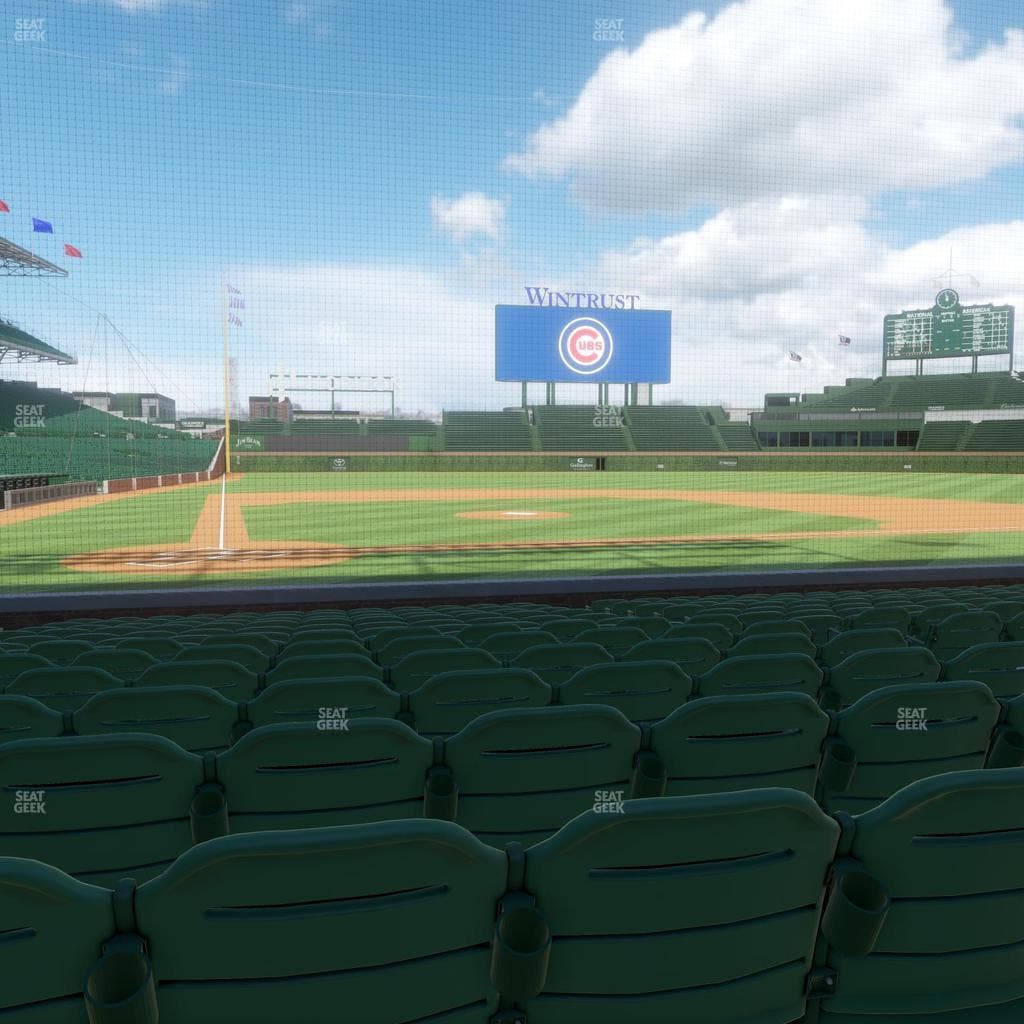Wrigley Field - Section Club Box Home Plate 21 Seat View