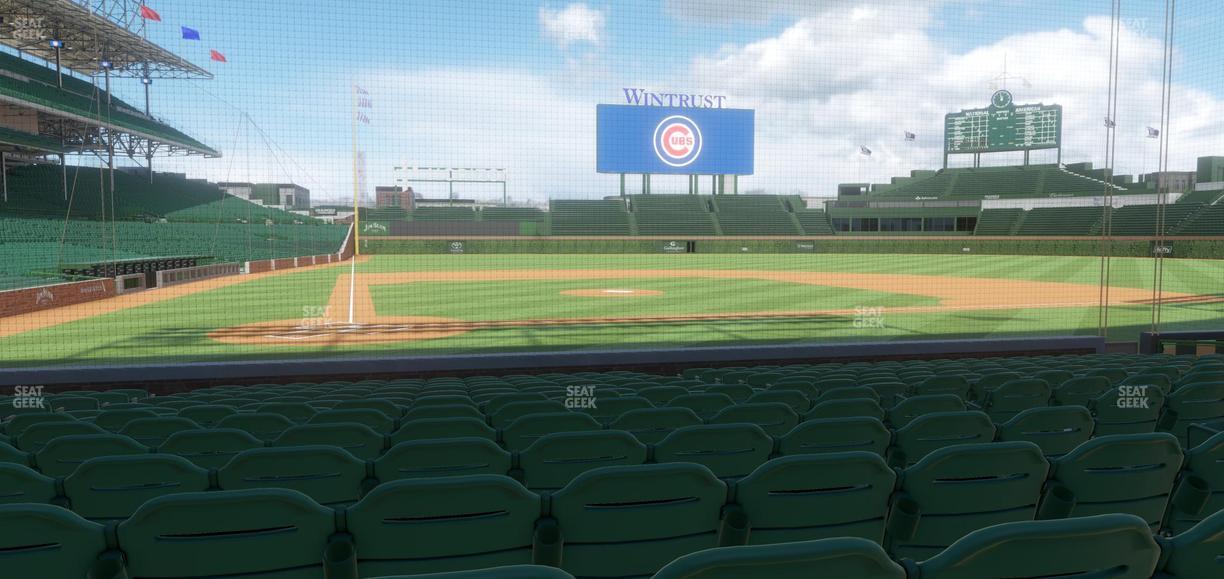 Wrigley Field - Section Club Box Home Plate 21 Seat View