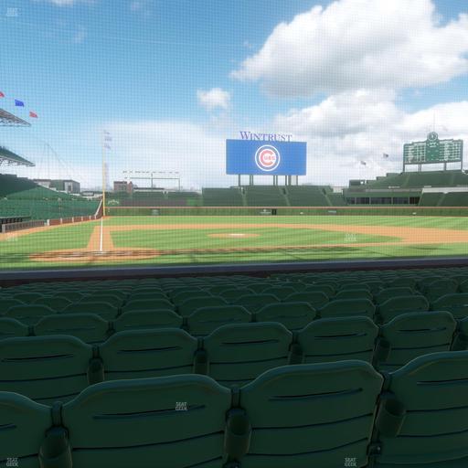 Wrigley Field - Section Club Box Home Plate 21 Seat View