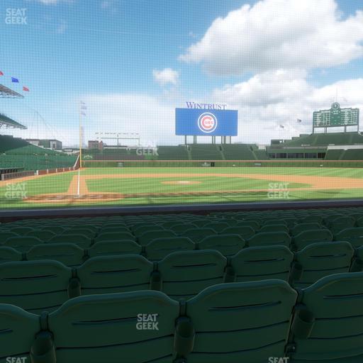 Wrigley Field - Section Club Box Home Plate 21 Seat View