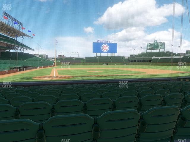 Wrigley Field - Section Club Box Home Plate 21 Seat View