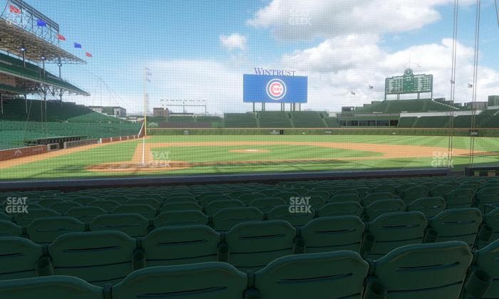 Wrigley Field - Section Club Box Home Plate 21 Seat View