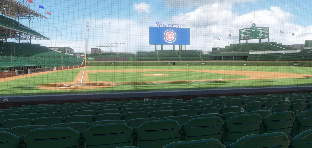 Wrigley Field - Section Club Box Home Plate 21 Seat View
