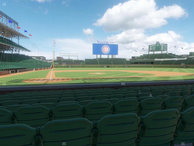 Wrigley Field - Section Club Box Home Plate 21 Seat View