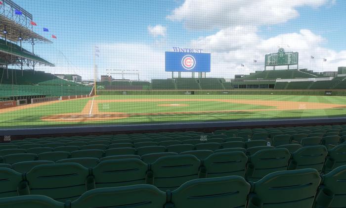 Wrigley Field - Section Club Box Home Plate 21 Seat View