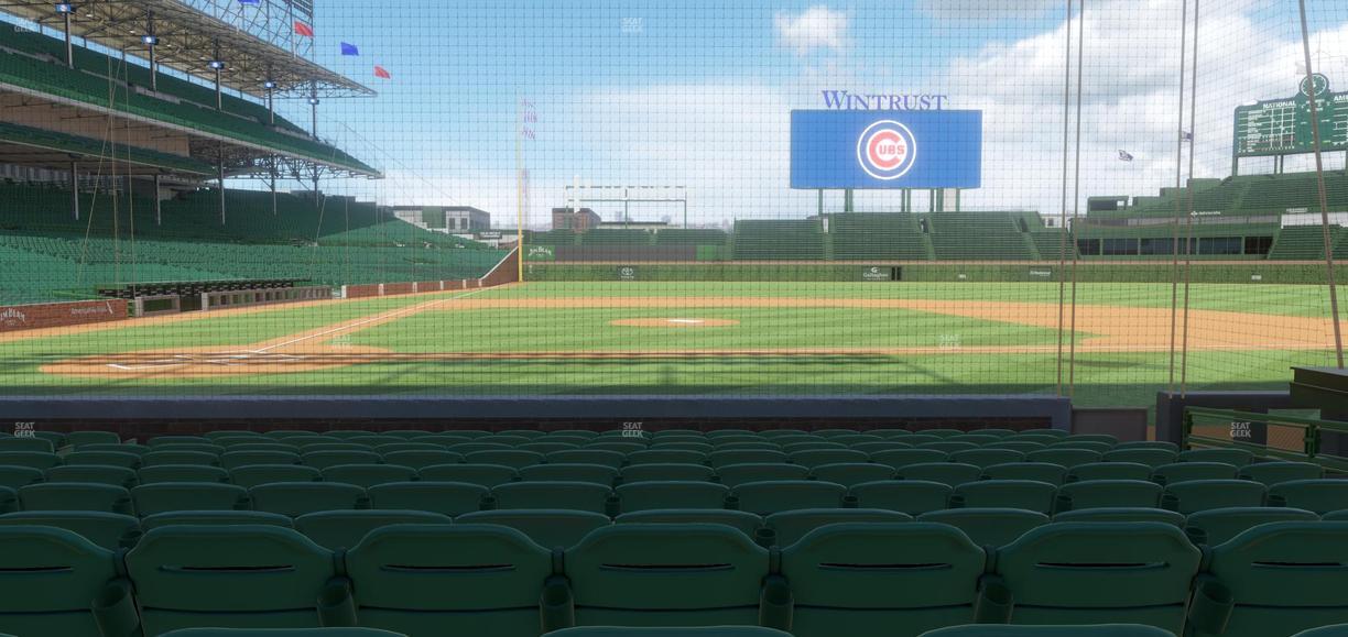 Wrigley Field - Section Club Box Home Plate 22 Seat View