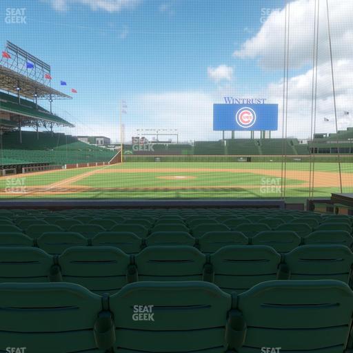 Wrigley Field - Section Club Box Home Plate 22 Seat View