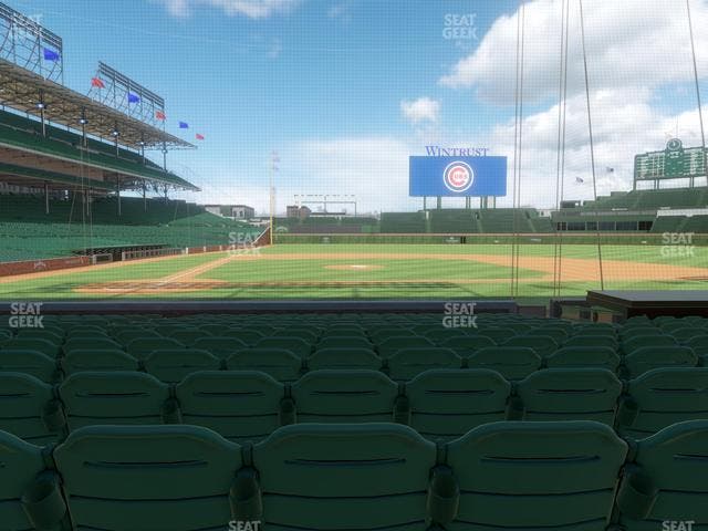 Wrigley Field - Section Club Box Home Plate 22 Seat View